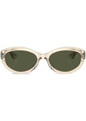 Oliver Peoples transparent round-frame sunglasses