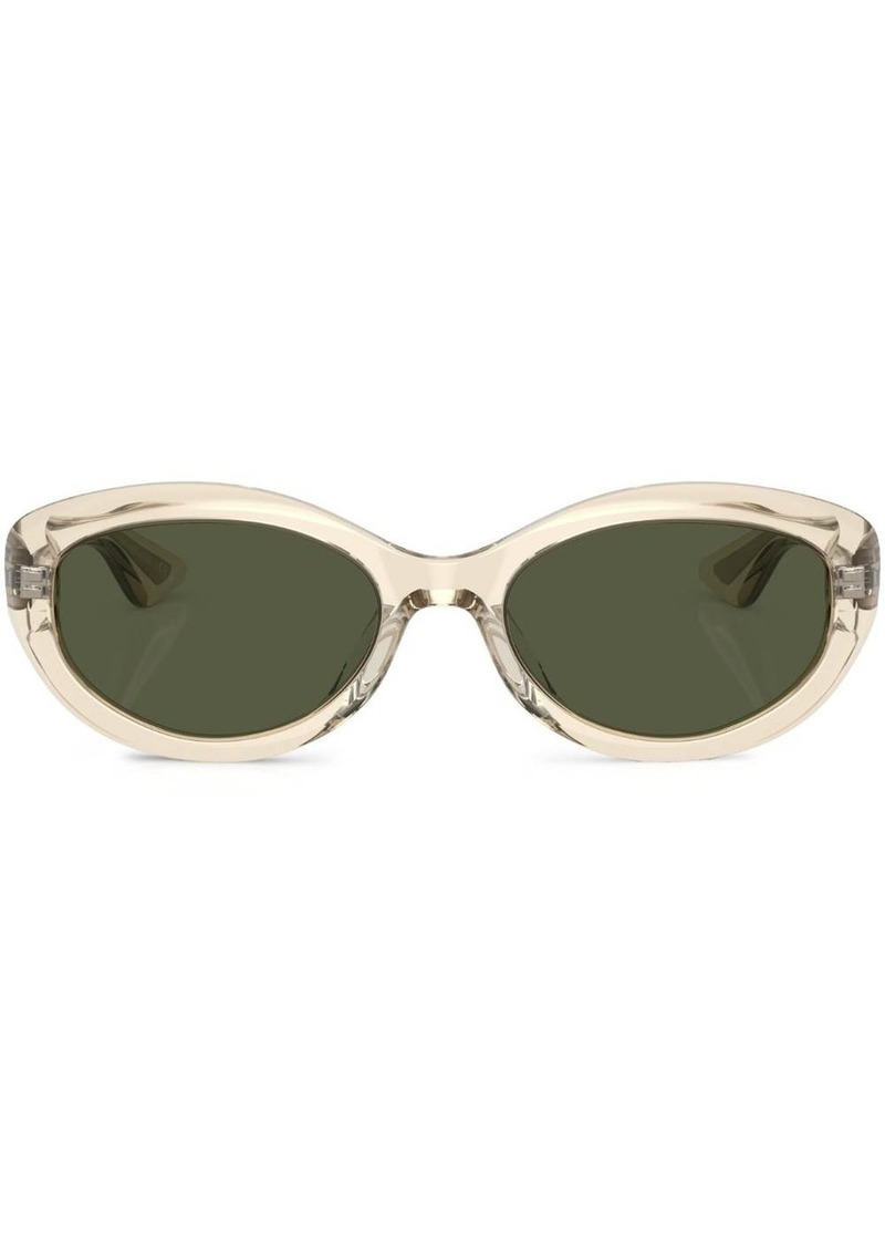 Oliver Peoples transparent round-frame sunglasses