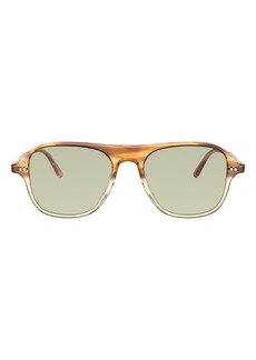 Oliver Peoples Clifton 54mm Gradient Aviator Sunglasses in Light Brown/Honey Vsb at Nordstrom