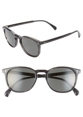 Women's Oliver Peoples Finley Esq 51mm Polarized Sunglasses - Charcoal Tortoise