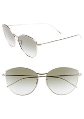 Oliver Peoples Rayette 60mm Cat Eye Sunglasses in Soft Gold Olive at Nordstrom