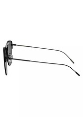 Oliver Peoples Ziane 61MM Rimless Pilot Sunglasses