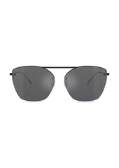 Oliver Peoples Ziane 61MM Rimless Pilot Sunglasses