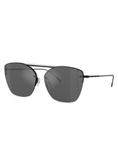 Oliver Peoples Ziane 61MM Rimless Pilot Sunglasses