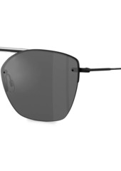 Oliver Peoples Ziane 61MM Rimless Pilot Sunglasses