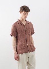 Oliver Spencer - Havana Patch-pocket Linen Shirt - Mens - Pink