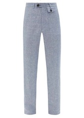 Oliver Spencer Fishtail linen straight-leg trousers