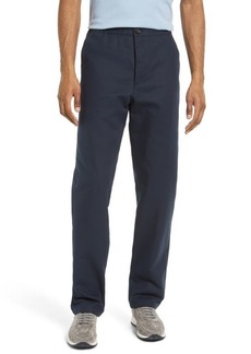 Oliver Spencer Solid Organic Cotton Pants in Navy at Nordstrom