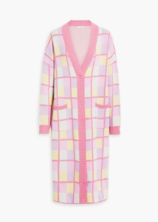Olivia Rubin - Checked knitted cardigan - Pink - M