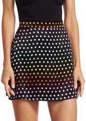 Olivia Rubin Rainbow Dot Mini Skirt