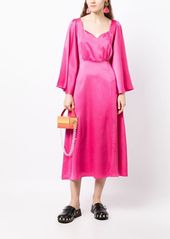 Olivia Rubin Raphaela flare-sleeve dress