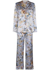 Olivia von Halle Lila Renaissance silk pyjama set