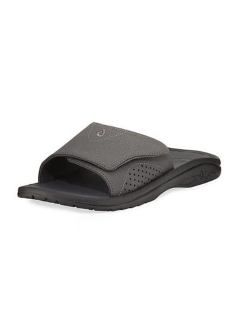 olukai men's slide sandals