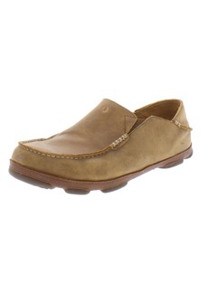 OluKai Moloa Mens Leather Convertible Loafers