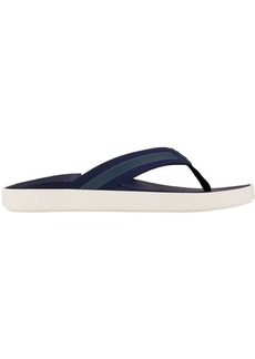 OluKai Men's Leeward Beach Sandals, Size 8, Navy Blue