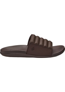 OluKai Men's Maha 'Olu Slides, Size 7, Brown