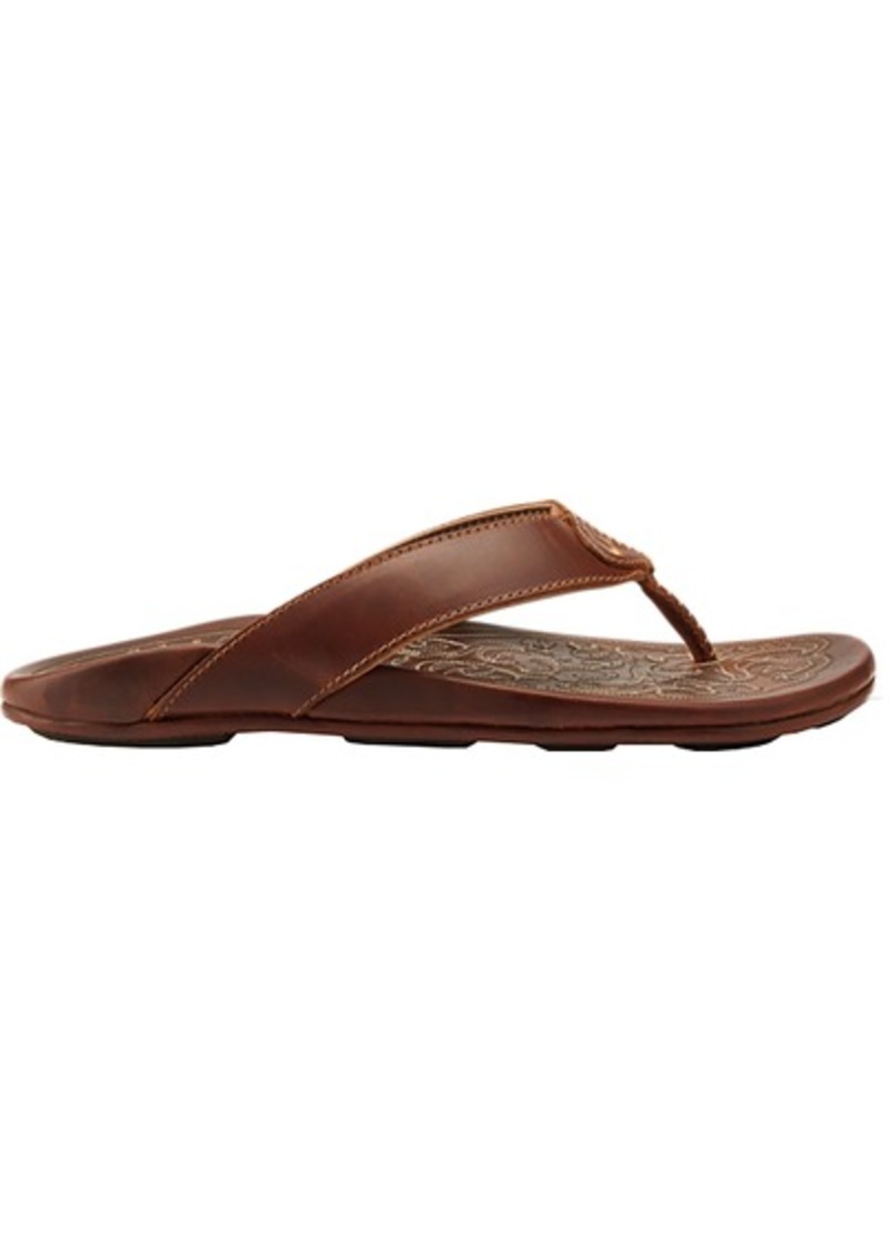 OluKai Men's Mekila Sandals, Size 7, Tan | Father's Day Gift Idea
