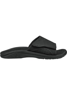 OluKai Men's Nalu Slides, Size 8, Black