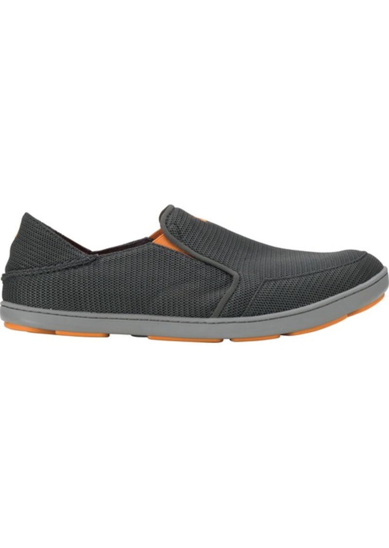 OluKai Men's Nohea Mesh Slip-On Shoes, Size 8, Gray