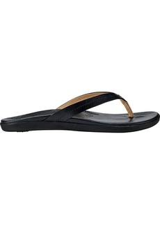 OluKai Women's Honu Sandals, Size 5, Black
