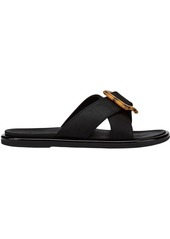 OluKai Women's La'i Slide Sandals, Size 6, Brown