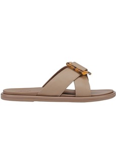 OluKai Women's La'i Slide Sandals, Size 6, Brown