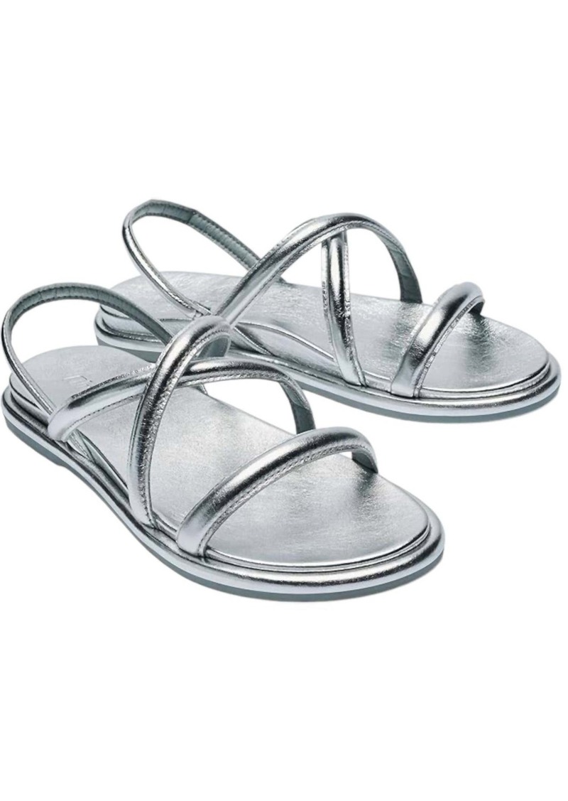 OluKai Tiare Strappy Elegant Sandal In Silver