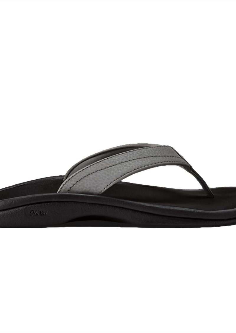 OluKai Women'S Ohana Water-Friendly Sandals In Charcoal/onyx