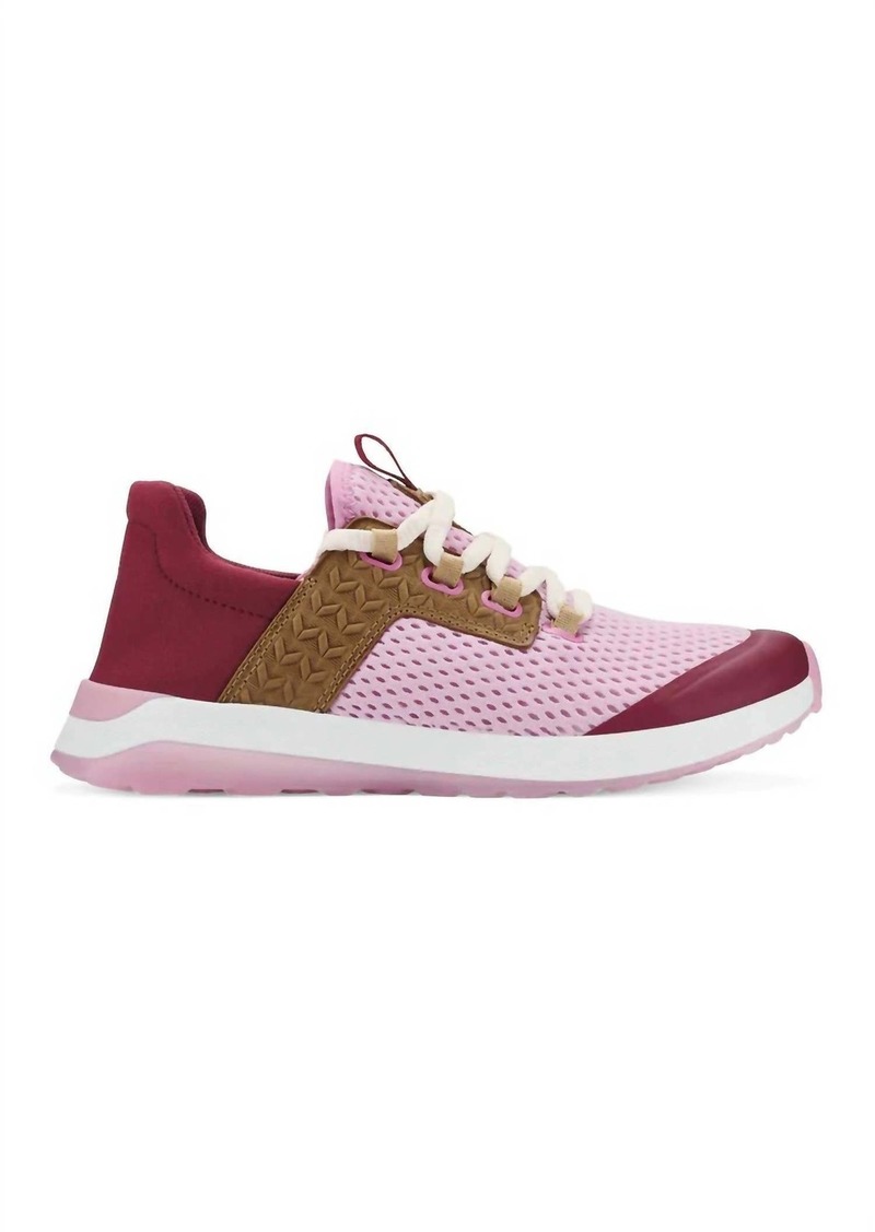 OluKai Women's Wailuku Sneaker In Paradise Pink/loganberry