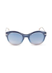 Omega 51MM Oil-Slick Round Sunglasses