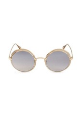Omega 53MM Round Crown-Frame Sunglasses