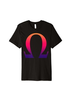 Alpha Omega Letter Greek Alphabet Premium T-Shirt