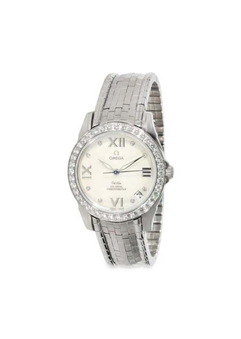 Omega Deville 2500 4586.75 Womens Watch In Stainless Steel