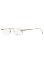 Omega Men's Rimless Eyeglasses OM5015H 016 Palladium 56mm
