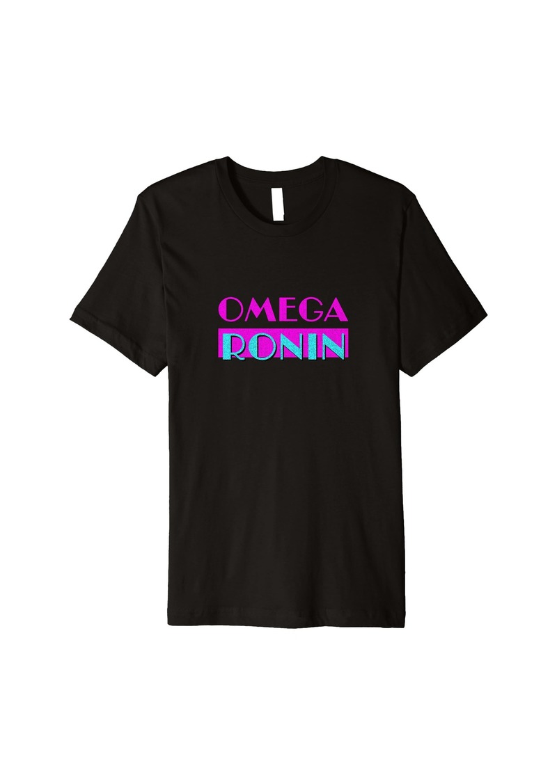 Omega Ronin Retro 1984 Miami Synthwave Premium T-Shirt