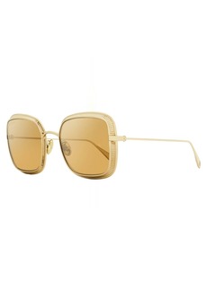 Omega Women's Square Sunglasses OM0017H 33G Gold 54mm
