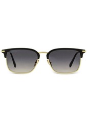 Omega square-frame tinted sunglasses