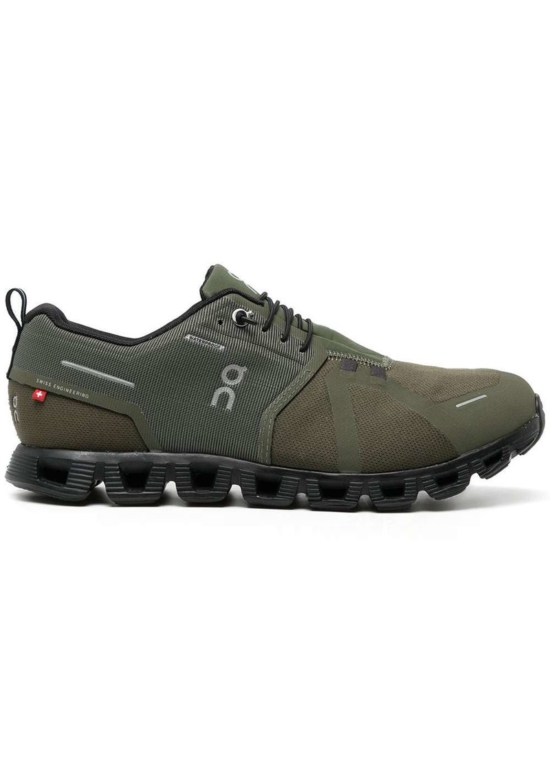 On Green Cloud 5 Waterproof Low Top Sneakers