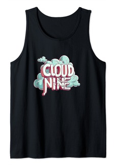 Happy on cloud nine Statement for Boys and Girls Tank Top