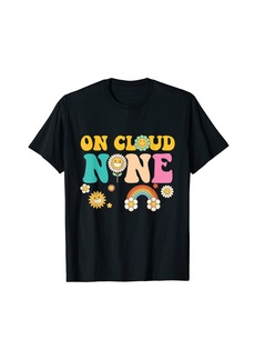 On Cloud Nine Flower Happy 9th Birthday 9 Years Old Funny T-Shirt