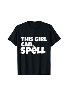 Girls Spelling Bee Shirt Gift Champ Champion Winner T-Shirt