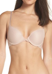 On Gossamer Bump It Up Underwire Push-Up Bra in Champagne at Nordstrom