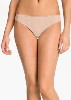 On Gossamer 'Cabana' Cotton Thong in Champagne at Nordstrom