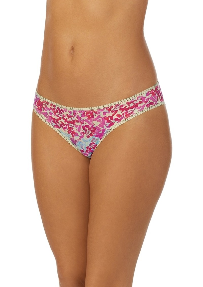 On Gossamer Printed Hipster Thong