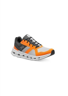 On Men's Cloudrunner Running Shoes ( D Width ) In Frost/tumeric