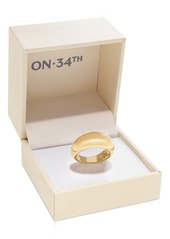On 34th Band Ring, Created for Macy's - Gold