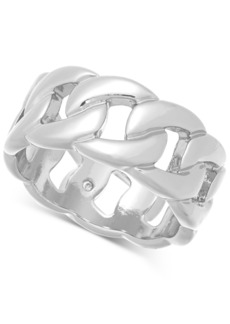 On 34th Chain Ring, Created for Macy's - Silver
