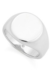 On 34th Signet Ring, Created for Macy's - Silver