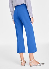 On 34th Women's Cobalt Glaze Ponte Kick-Flare Ankle Pants, Regular and Short Lengths, Created for Macy's - Cobalt Glaze