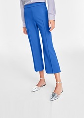 On 34th Women's Cobalt Glaze Ponte Kick-Flare Ankle Pants, Regular and Short Lengths, Created for Macy's - Cobalt Glaze